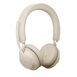Jabra Evolve2 65, Link380a MS Stereo Beige [26599-999-998] - Беспроводная стерео гарнитура, MS, USB-A