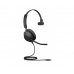 Jabra Evolve2 40, USB-C, MS Mono [24089-899-899] - Проводная гарнитура, UC
