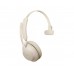 Jabra Evolve2 65, Link380a UC Mono Stand Beige [26599-889-988] - Беспроводная моно гарнитура, UC, USB-A+зарядная подставка