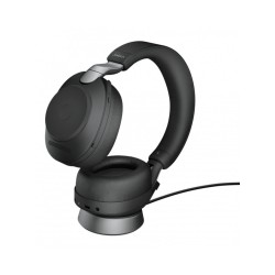 Jabra Evolve2 85, Link380c UC Stereo Stand Black [28599-989-889] - Беспроводная стерео гарнитура, UC, USB-C+зарядная подставка